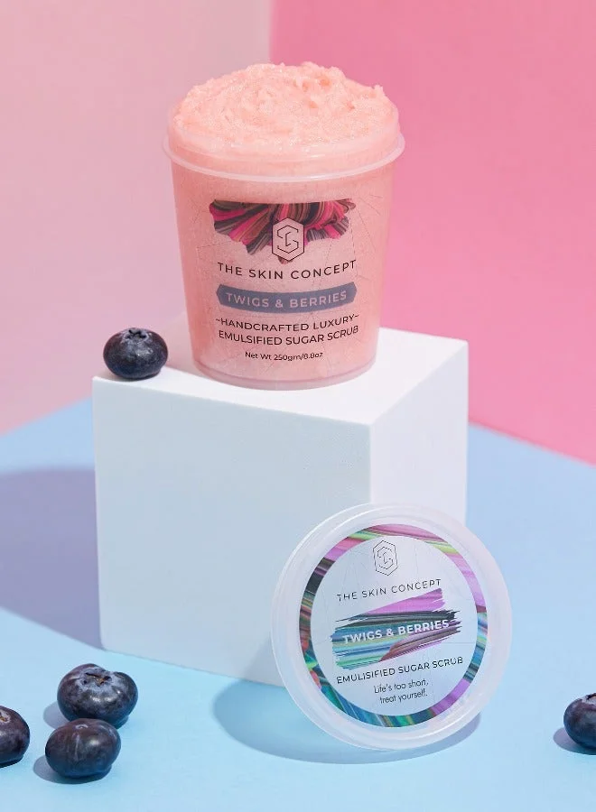 THE SKIN CONCEPT The Skin Concept  Face and Body Scrub - Twigs & Berries - Handmade